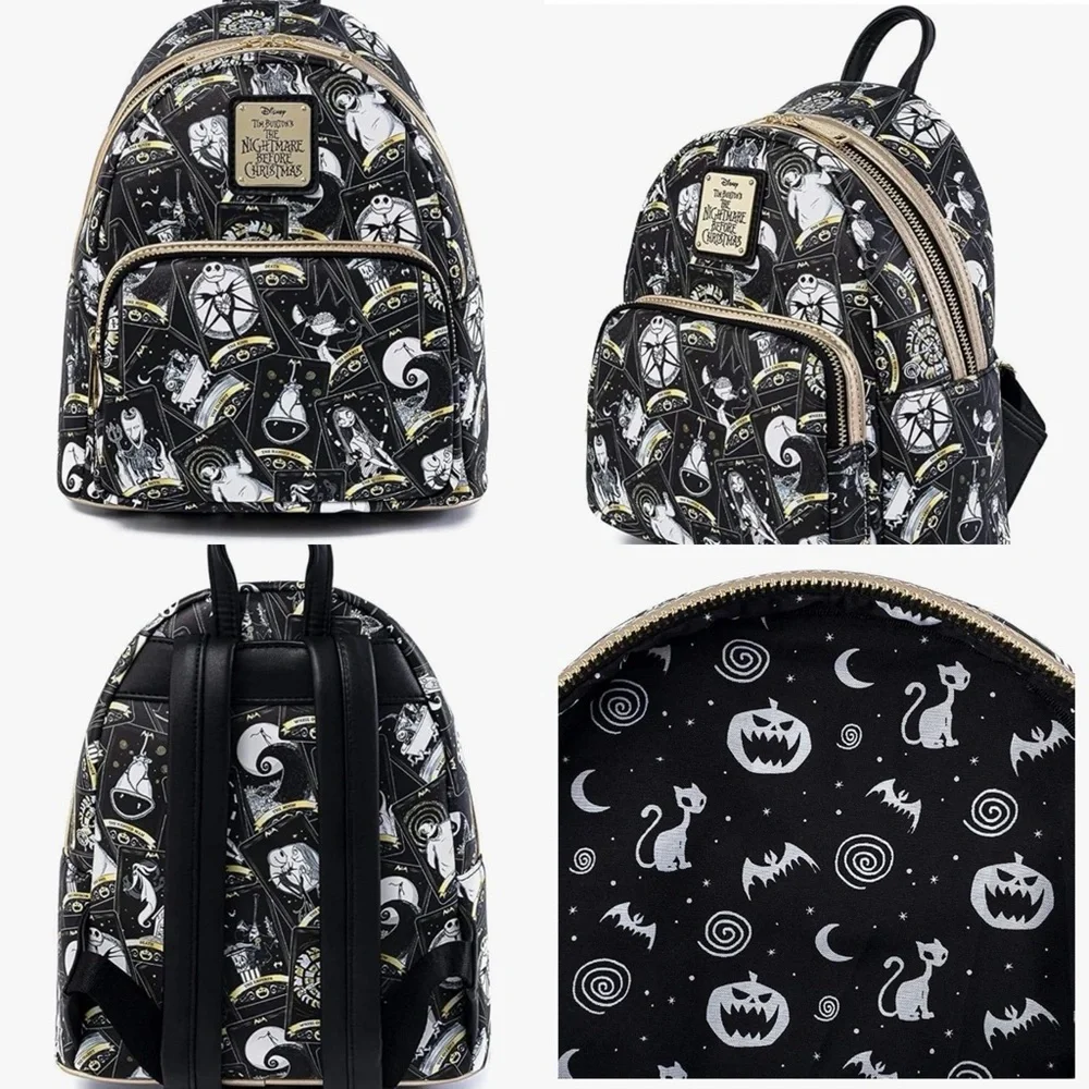 Loungefly The Nightmare Before Christmas Black Mini Backpack
